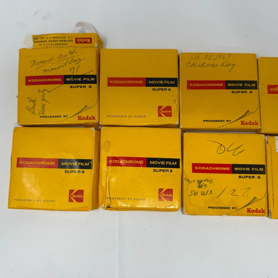 Vintage Kodak Kodachrome Super 8 Movie Film Reels - Lot of 10 Home Movies 1960's - Image 3 of 4