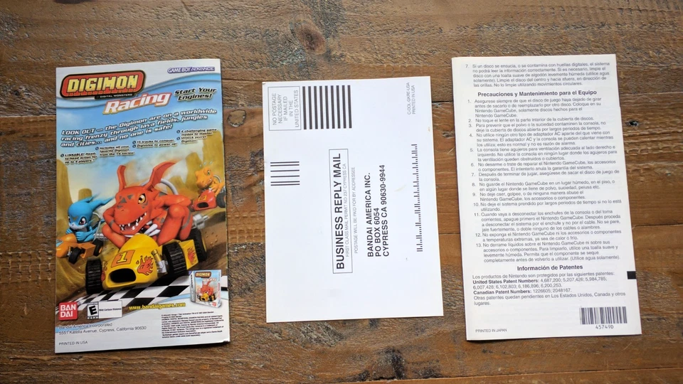 ✹ Ribbit King MANUAL & INSERTS ONLY ✹ NINTENDO GAMECUBE GAME ✹ USA Version - Image 2 of 4