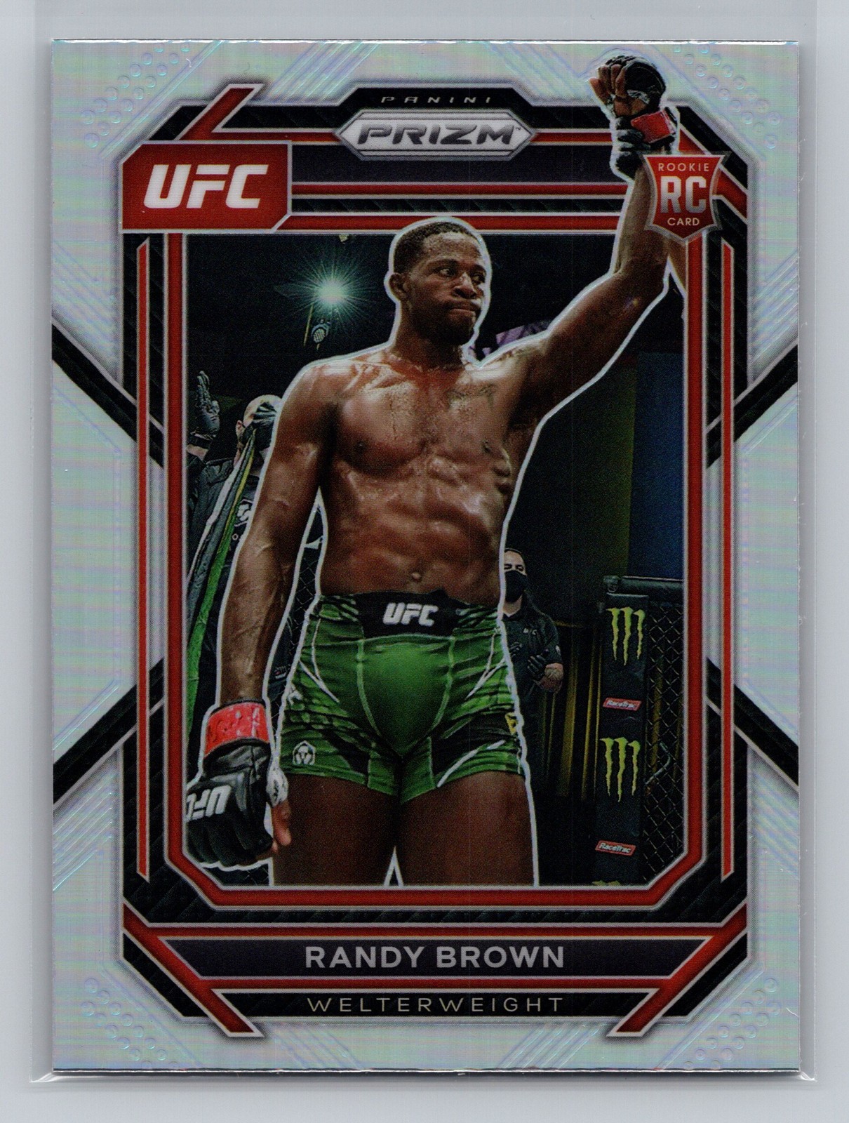 2023 Panini Prizm UFC Randy Brown Silver Rookie #106 7123