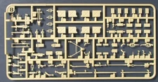 Rye Field Model 1/35th Scale M4A3 76W Sherman - Parts Tree B from Kit No. 5042