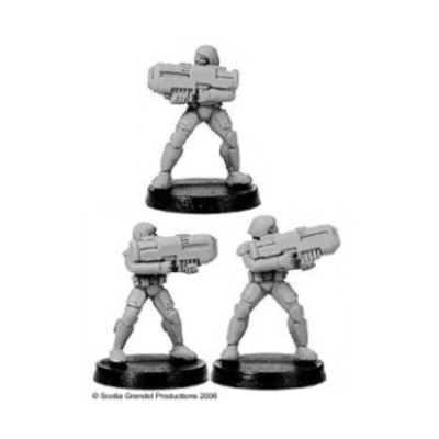 Seb Games Void Syntha Prosthene Marines w/Pulse Rifles (4) Pack New