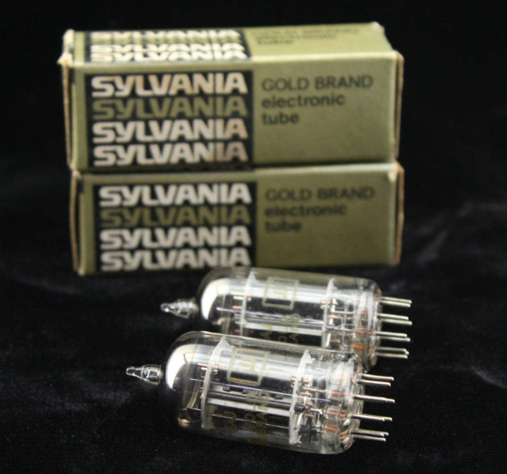 Vintage Sylvania GB-5687 Gold Brand Electronic Vacuum Tube for