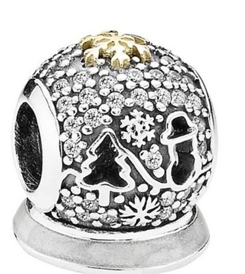 PANDORA 2015 BLACK FRIDAY WONDERLAND CHARM Collectible Sterling Silver 14k Gold