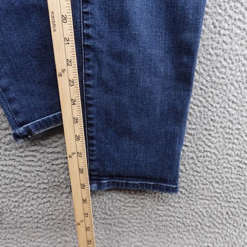 Jeans Talbots gamba dritta impeccabile 12 blu lavaggio medio donna denim elasticizzato - Foto 9 di 12