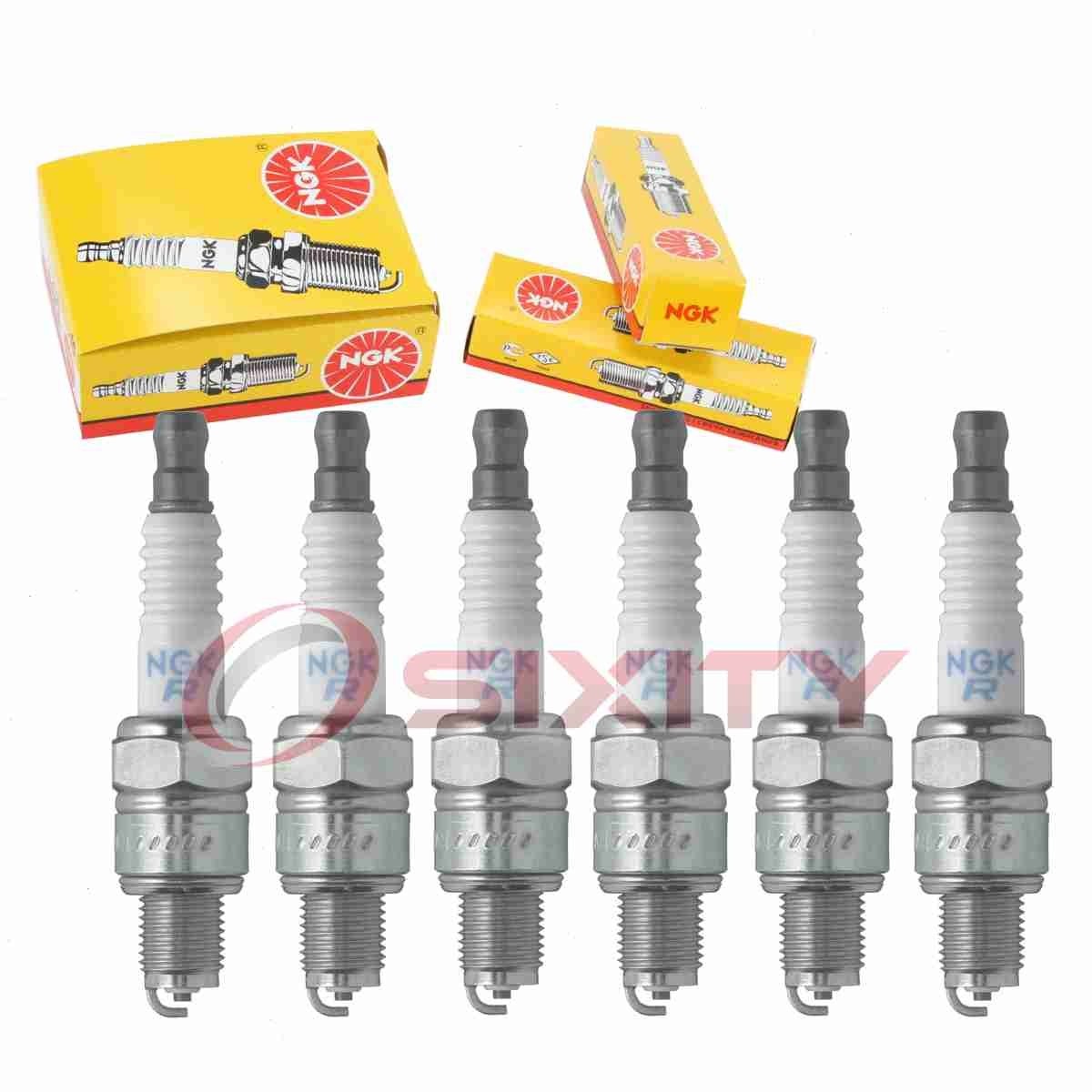 6 pc NGK 4695 CR4HSB Standard Spark Plugs for U14FSR-UB U14FS-UB 98056-54777 un