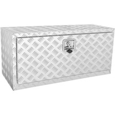 36"x17"x18"Underbody Truck Tool Box Aluminum Pickup Storage Box w/Lock Keys Latc
