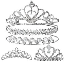 CrownTiara Crown Princess Crown Headband 5pcs Tiaras for Women Crowns for Wom...