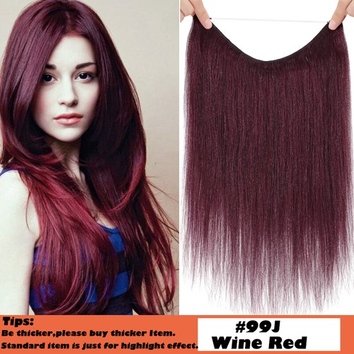 Russian 100% Remy Human Hair Extensions Secret Wire In Headband One Piece 100g - Picture 26 of 39