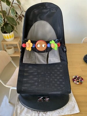 baby bjorn bouncer wooden toy bar