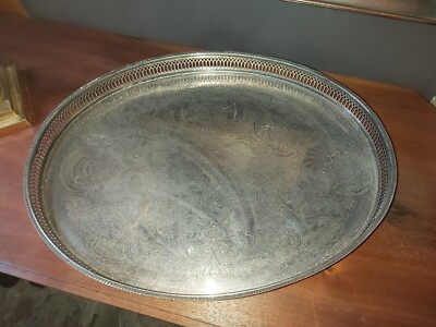 イギリス アンティーク Silver Tray