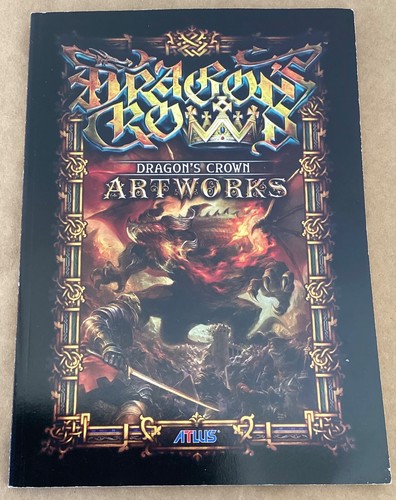 Dragon’s Crown Art Works Buch Videospiel exlct Softcover Atlus limitierte Bonusausgabe