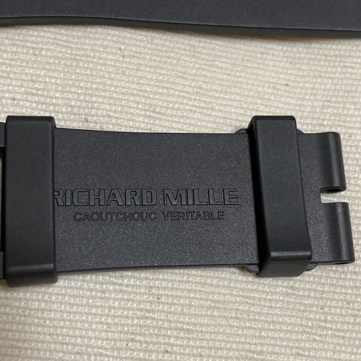 Authentic Richard Mille Black Rubber Strap-Band 11M | eBay Authentic Richard Mille Black Rubber Strap-Band 11M | eBay
