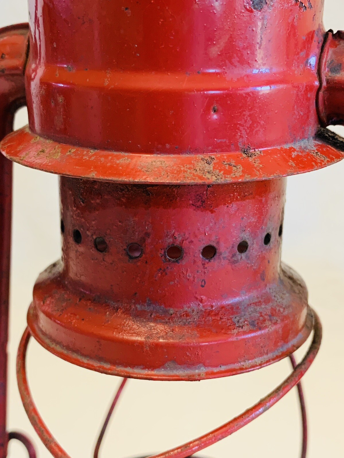 VTG FEUERHAND RED LANTERN RED GLOBE West Germany BABY SPECIAL No.276 NIER PATENT