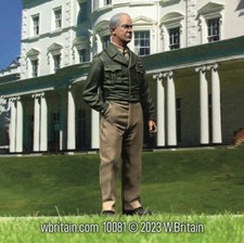W.Britain 10081 U.S. General Dwight D. Eisenhower, WWII Britains 