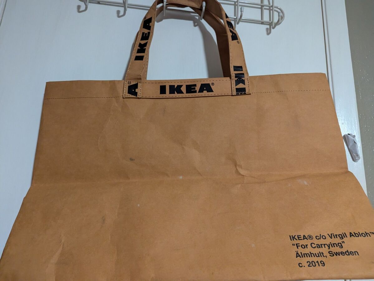 IKEA x Virgil Abloh MARKERAD “SCULPTURE ” Tote Bag | Off IKEA x Virgil Abloh MARKERAD “SCULPTURE ” Tote Bag | Off