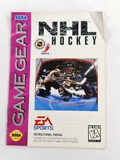 EA Sports NHL Hockey Sega Game Gear Manual Only