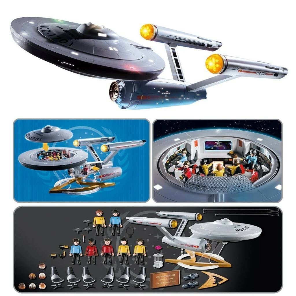プレイモービル スタートレック エンタープライズ NCC-1701　プレイセット プレイモービル/ スタートレック 宇宙大作戦: U.S.S. エンタープライズ