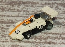IDEAL TCR VINTAGE 1977 WHITE  ORANGE 8 INDY TORNADO RACE CAR