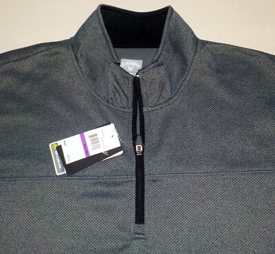 Callaway ゴルフ ジャケット Mens-Heathered-Block-Full-Zip-