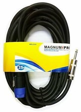 Magnum PRO MDJ325 25ft Neutrik to 1/4 Inch Male Plug Audio Cable