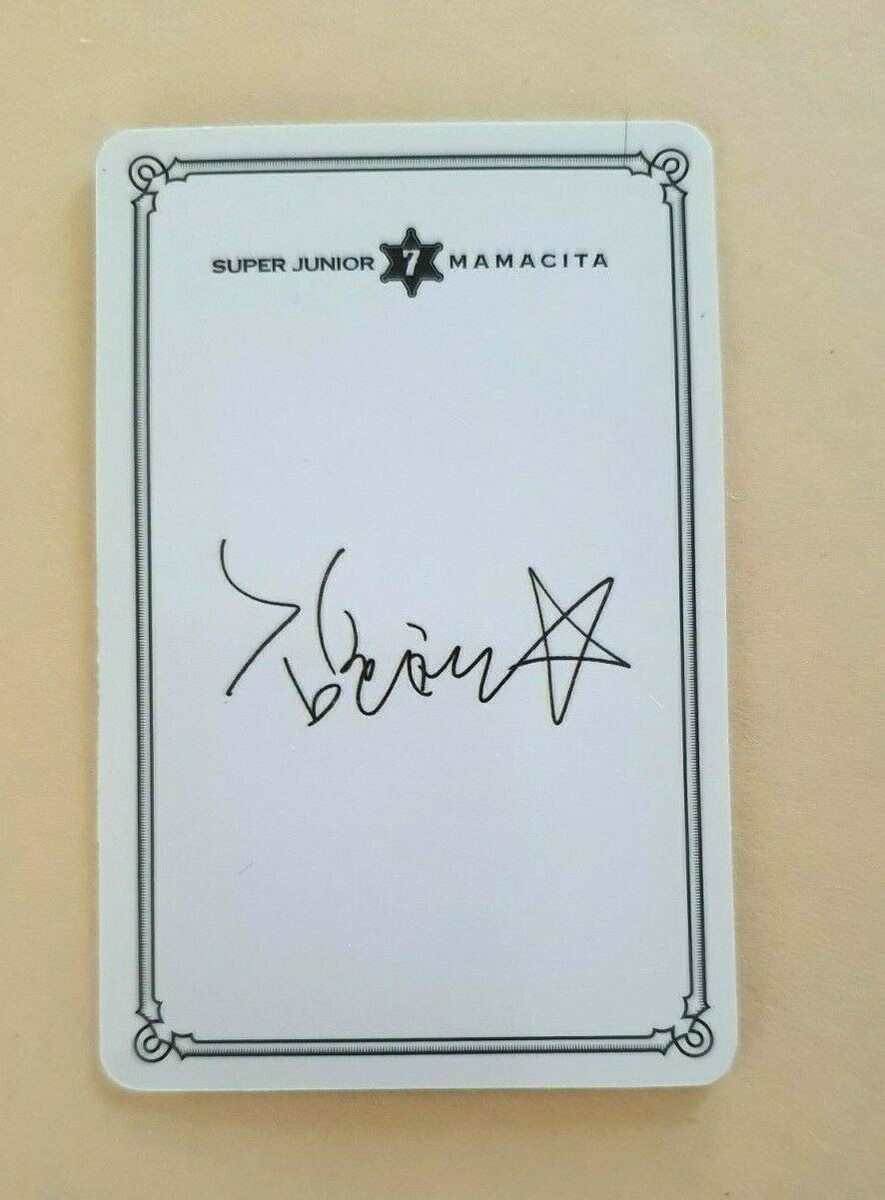 SUPER JUNIOR SJ MAMACITA AYAYA Official Photo Card Photocard | eBay