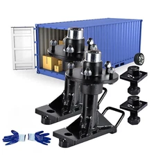 5x 5.5 Lug Superior Shipping Container Wheels, Spindle Kit Thickened Edition