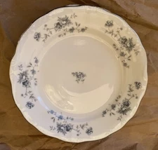 4 Johann Haviland Bavaria Blue Garland Bread Small Plates 6 1/4"