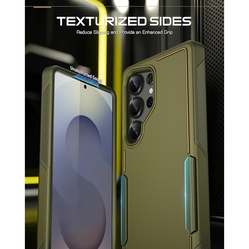 For Samsung Galaxy S25 Ultra 5G Case Dual Layer Slim Shockproof Cover Green - Picture 4 of 7