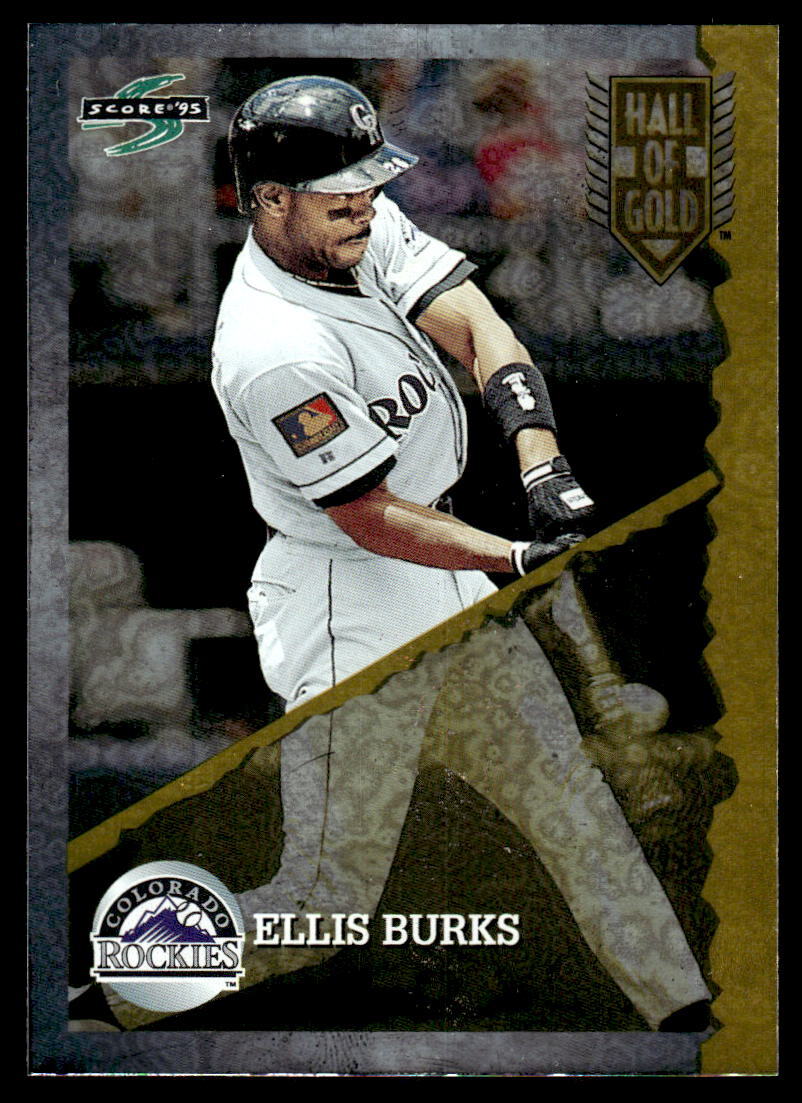 1995 Score #HG63 Ellis Burks Hall of Gold Colorado Rockies | eBay