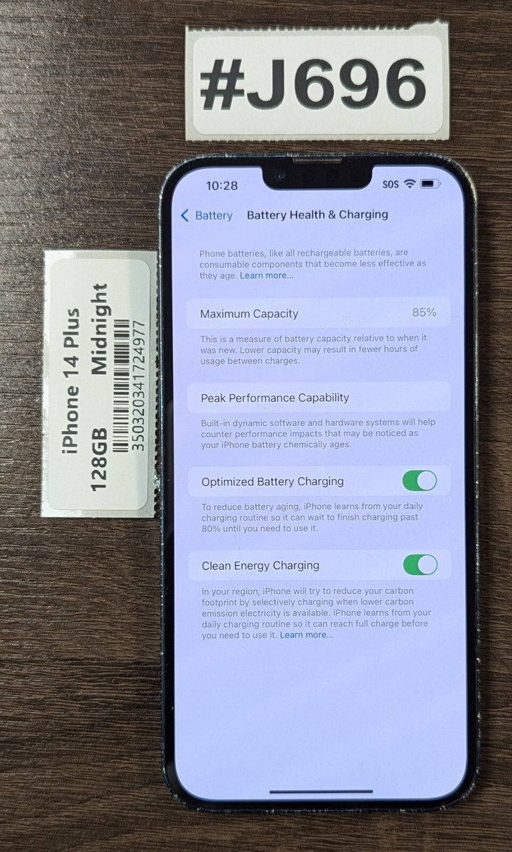 Apple iPhone 14 plus 128GB Midnight - Unlocked - Read Seller Notes