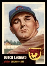 1953 Topps Baseball #155 Dutch Leonard VG/EX *j1
