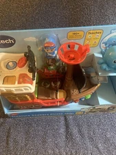 NIB Large VTech Treasure Seekers Pirate Ship Lights & Sounds For Toddlers