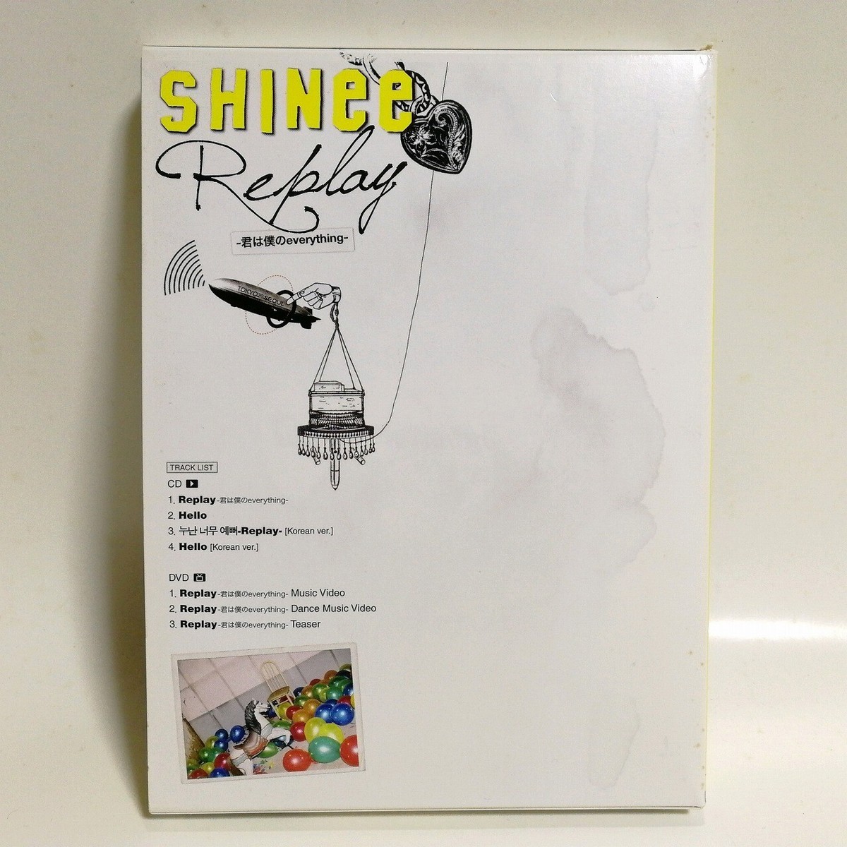 SHINee Replay Japan Debut Premium First Ltd CD DVD Photobook K-pop