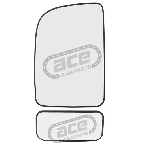 Mercedes Sprinter 2018-> Upper & Lower Mirror Glass Manual Passenger Side Left