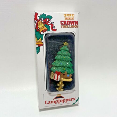 Lamp Toppers "Crown Your Lamps" Collectible CHRISTMAS TREE, NEW, Fast Shipping! - Afbeelding 1 van 7