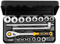 Elora SteckschlüSsel-Satz 3/8 Zoll, 18-Teilig