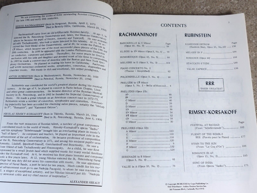 Rubinstein Rachmaninoff Rimsky-Korsakoff RRR Their Greatest Piano Solos, Shealy - Picture 5 of 6