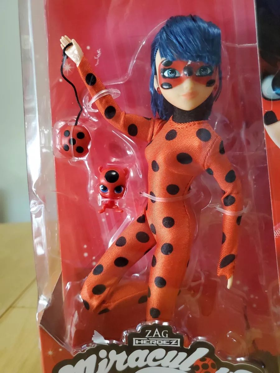 Miraculous Ladybug Fashion Doll Cat Noir 10.5in Deluxe Bandai Zag Heroes  Movie