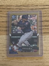 2018 Bowman Chrome - Base Batting #33 Francisco Mejia Gold (RC) 40/50