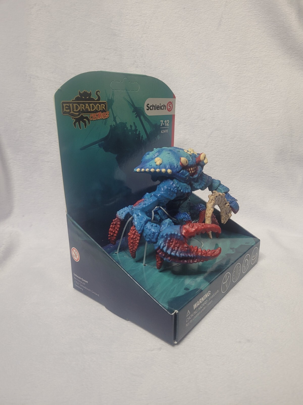 Figurine Schleich Eldrador - Crabe Combattant (Fighting Crab) - Monde De L'Eau - Occasion