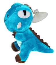 Blue 5" Dinosaur Plush Stuffed Animal Toy - Hanging Doll Lucky Charm Keychain