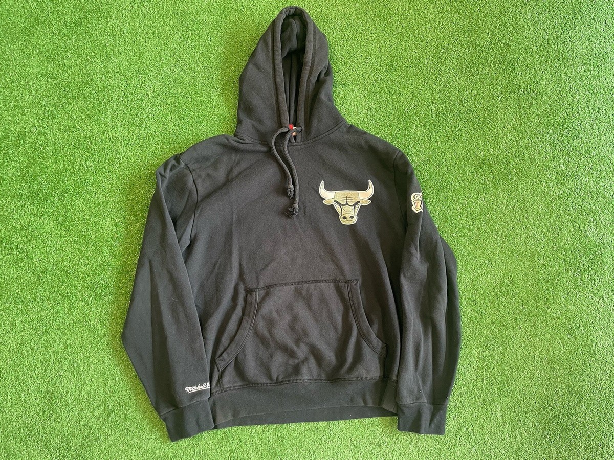NBA Chicago Bulls 1996 Finals Champions Hooded Sweatshirt Mitchell Ness  Hoodie L