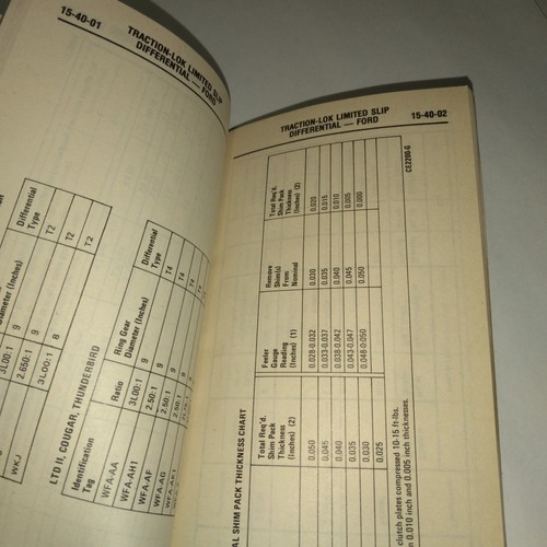 Vintage 1977 Ford Car Performance Specifications Booklet - Picture 6 of 7