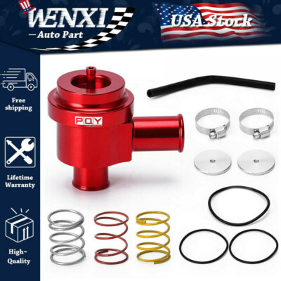 Turbo Diverter Dump Blow Off Valve Boost Dual Port Fit For VW MK4 Audi 2.7T 1.8T