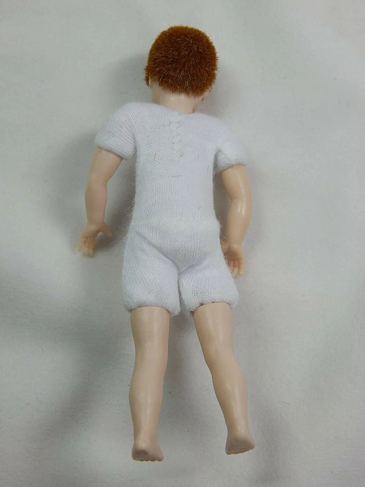 Casa de muñecas Heidi Ott miniatura escala 1:12 niño niño niño muñeca cuerpo #XKK04 Foto 4 de 4
