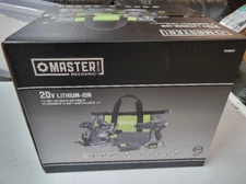 Master Mechanic Cordless 2 Power Tool Combo Drill Saw Kit for Home Improvement