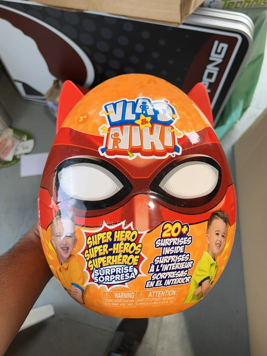 egg まとめ売り Vlad and Niki - Dino Attack Superhero Surprise Egg - Red - By Zuru