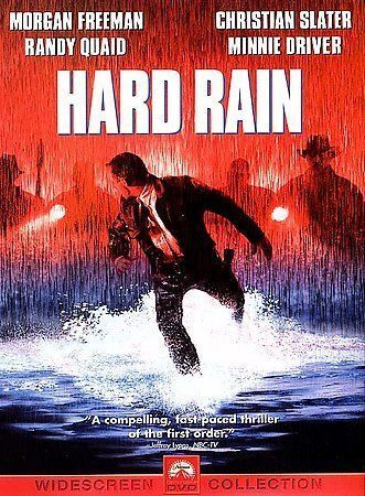 Hard Rain DVD Widescreen 1998 Movie Morgan Freeman Randy Quaid Christian Slater - Picture 1 of 1