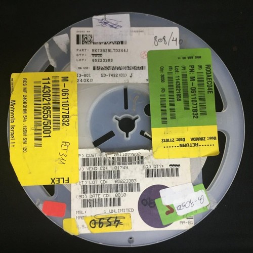 RK73B2BLTD244JKOA3050 PCS LOT, Resistors 1206 240K Ohm 5 0.25W ±