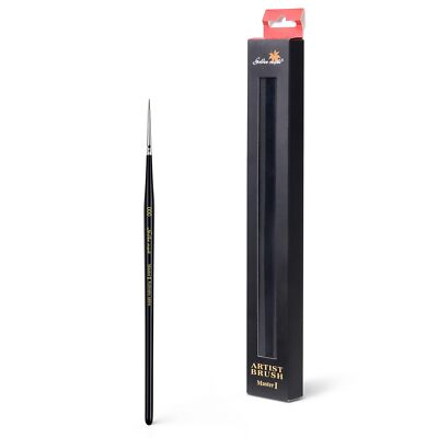 Kolinsky Sable Miniature Paint Brushes - Professional Artist Brush Size 000 S...